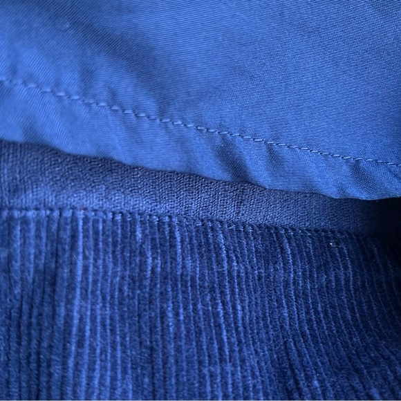 •OLD NAVY• Navy Blue Snap-Up Corduroy Mini Skirt - Size 8 - Picture 5 of 7